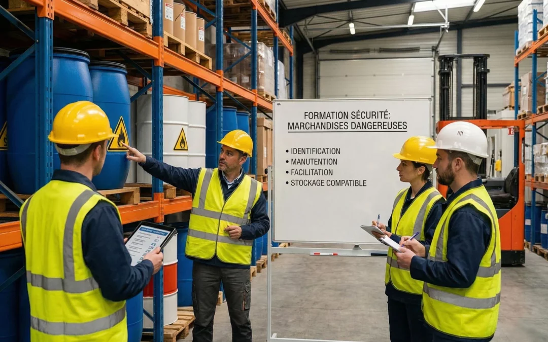 Stockage et manutention des marchandises dangereuses : quelles formations proposer en entrepôt ?